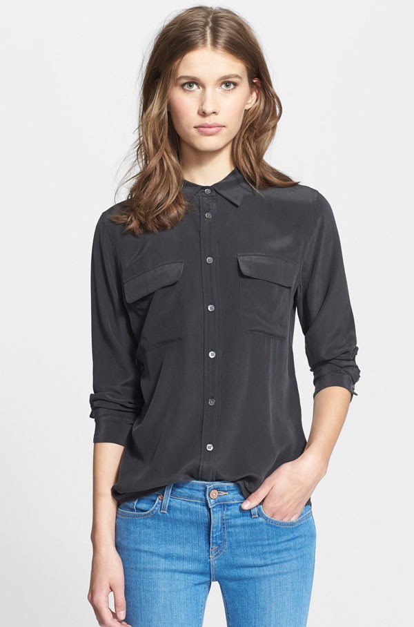 Pullover Batwing Sleeve Zigzag
